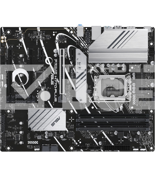 Материнская плата ASUS PRIME H770-PLUS, LGA 1700, Intel H770, 4xDDR5, 4xSATA, 3xM.2 PCIe 4.0 x4, 1xPCIe 5.0 x16, 2xPCIe 4.0 x4, 1xHDMI, 1xDP, 1xUSB-C 3.2 Gen 2, 2xUSB 3.2 Gen 2, 3xUSB 3.2 Gen 1, 1x 2.5Gb LAN, 3x3.5 мм, 7.1, ATX