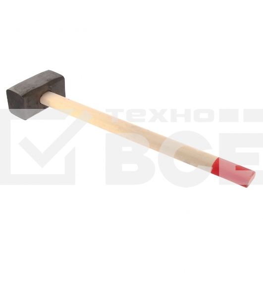 Кувалда Сибртех, 8000 г, кованая головка, деревянная рукоятка 750 мм