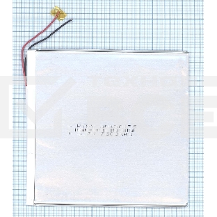 Аккумулятор Li-Pol (батарея) 3*130*135мм 2pin 3.7V/7800mAh