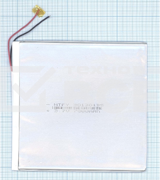 Аккумулятор Li-Pol (батарея) 3*130*135мм 2pin 3.7V/7800mAh
