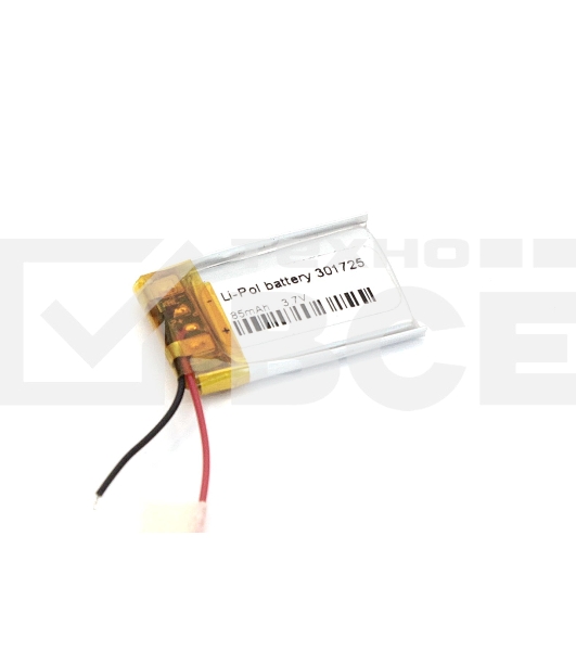 Аккумулятор Li-Pol (батарея) 3*17*25мм 2pin 3.7V/85mAh