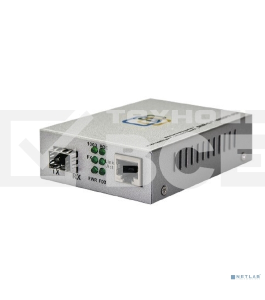 Медиаконвертер SNR 10/100/1000-Base-T / 1000Base-FX с SFP-портом
