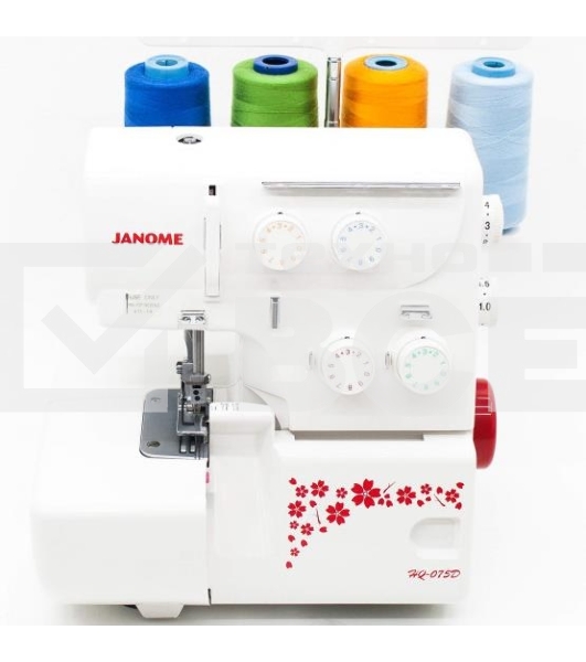 Оверлок Janome HQ-075D белый