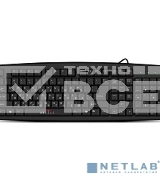Клавиатура Oklick 100M/100M HW3 черный USB