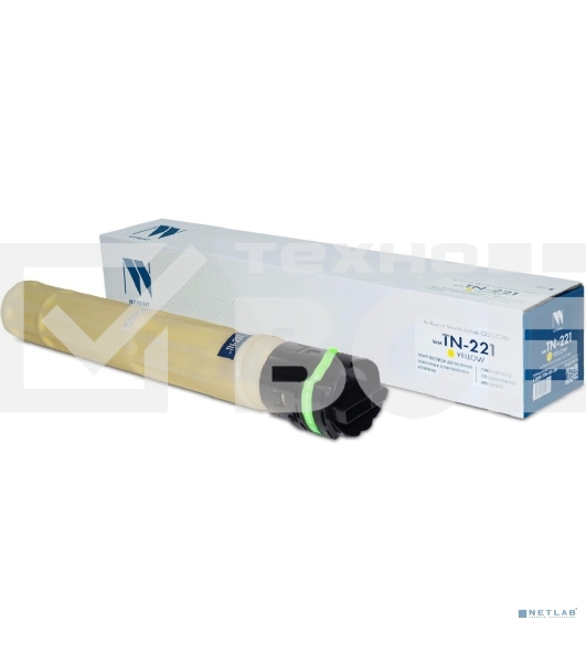 Картридж лазерный NVP совместимый NV-TN-221 Yellow для Konica Minolta bizhub C227/C287 (21000k)