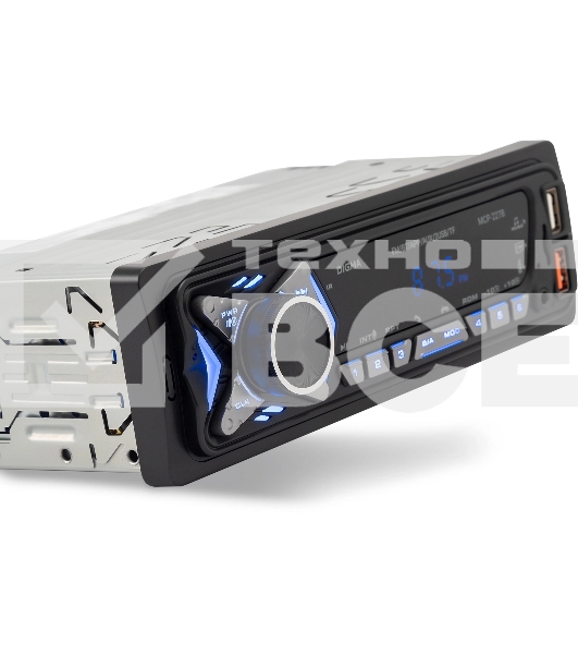 Автомагнитола Digma MCP-227B 1DIN 2x45Вт v5.0 USB 2.0 AUX 2 ПДУ