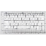 Клавиатура для ноутбука Dell XPS M1210 серебристая, фото3