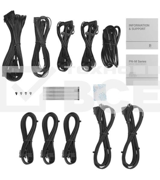 Блок питания Deepcool / GamerStorm PN650M, 650Вт, 80 PLUS Gold, 120мм, модульный, черный