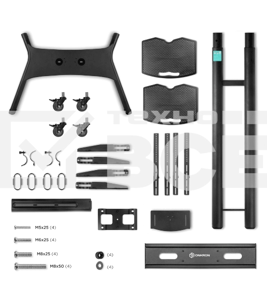 Стойка для двух телевизоров с кронштейном ONKRON TS1881DV 40