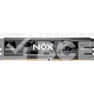 Оперативная память Apacer Nox, DDR5, 16GB (1x16 GB), 5200 MHz, CL40, радиатор, черный