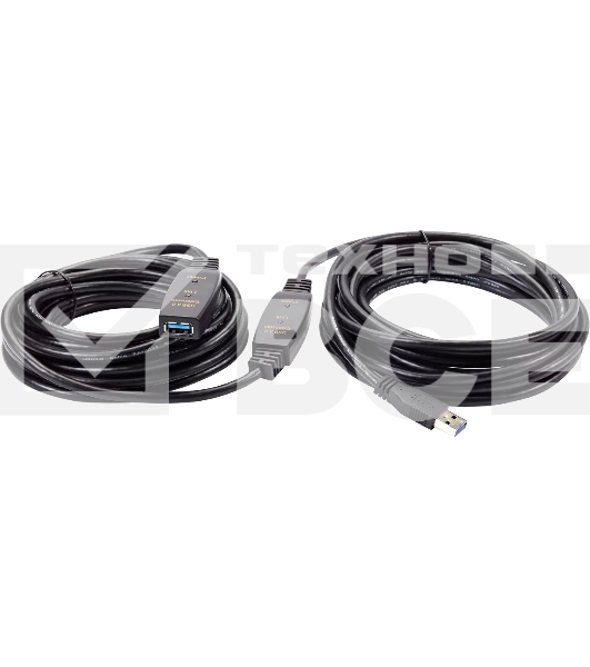 Кабель-адаптер USB3.0-repeater Aopen, удлинительный активный <Am-->Af> 10м