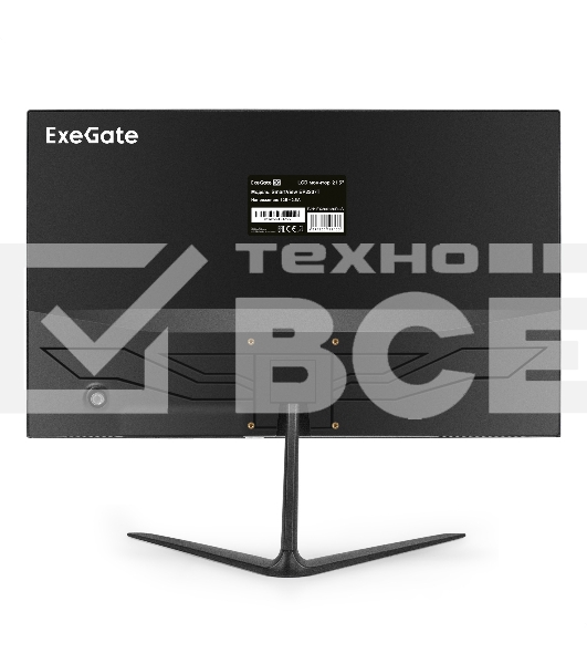 Монитор 21.5' ExeGate SmartView EP2207T IPS 1920x1080, 75 Гц, 5 мс, 16:9, 250 кд/м², VGA, HDMI 2.0, HDR10, FreeSync, черный