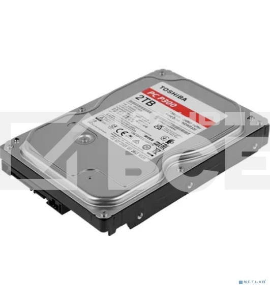 Жесткий диск Toshiba Original SATA-III 2Tb HDWD320UZSVA P300 (7200rpm) 128Mb 3.5'