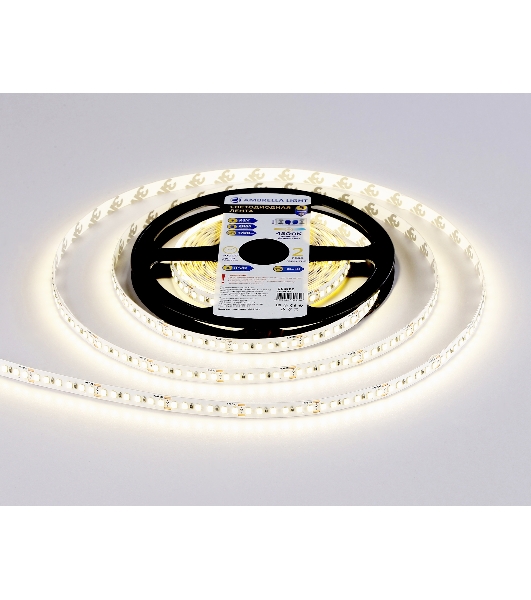 Светодиодная лента Ambrella light GS3202 2835 180Led/ 14.4W m/ 24V IP20 4500K/ 5000*8*1.2mm (2 конт.)