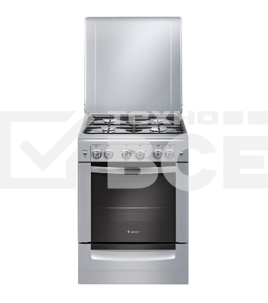 Плита газовая Gefest ПГ 6100-02 0068 серый, конфорок 4 шт, духовка 52 л, 60 см x 85 см x 60 см