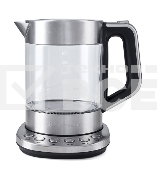 Чайник электрический Kitfort КТ-616 стекло