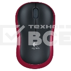 Мышь беспроводная Logitech M185, красный, 1000 dpi, радиоканал, USB, кнопки - 3, фото7