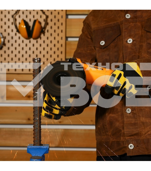 Угловая шлифовальная машина Deko DKAG750 750Вт 12000об/мин рез.шпин.:M14 d=125мм