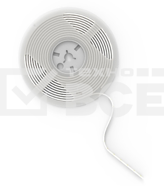Лента Gauss LED Elementary 5050/60-SMD 14.4W 12V DC теплый белый IP20 (ZIP Bag 5м)
