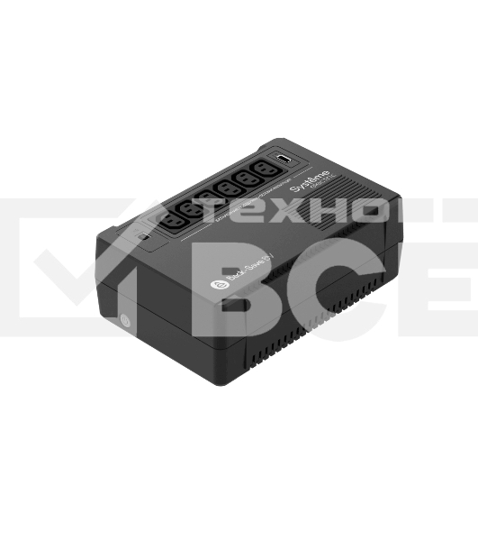 Источник бесперебойного питания Systeme Electriс Back-Save, 600VA/360W, 230V, Line-Interactive, AVR, 6xC13 Outlets, USB charge(type A), USB