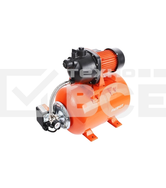 Насосная станция PATRIOT PW 1200-24 P, пластик, 24 л, 1200 вт.