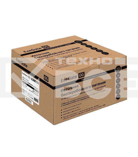 Источник бесперебойного питания ExeGate NEO Smart LHB-650.LCD.AVR.8SH.CH.RJ.USB <650VA/390W, LCD, AVR, 8*Schuko, RJ45/11, USB, 4*USB-порта для зарядки, Black>