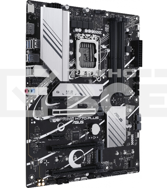 Материнская плата ASUS PRIME H770-PLUS, LGA 1700, Intel H770, 4xDDR5, 4xSATA, 3xM.2 PCIe 4.0 x4, 1xPCIe 5.0 x16, 2xPCIe 4.0 x4, 1xHDMI, 1xDP, 1xUSB-C 3.2 Gen 2, 2xUSB 3.2 Gen 2, 3xUSB 3.2 Gen 1, 1x 2.5Gb LAN, 3x3.5 мм, 7.1, ATX