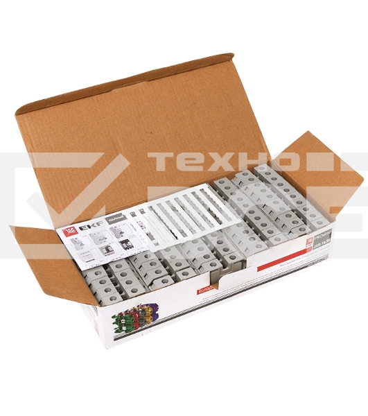Колодка клеммная JXB-16/35 (90а) сер. EKF plc-jxb-16/35gy