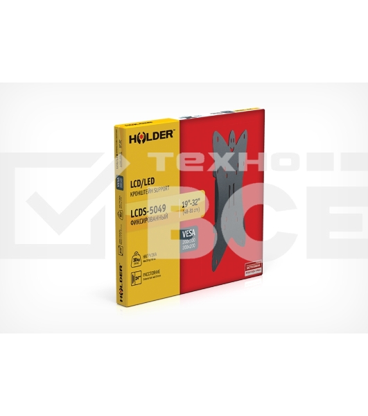 Кронштейн для телевизора Holder LCDS-5049 металлик 19