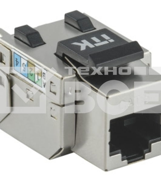 Модуль ITK Keystone Jack кат. 6 FTP 110 IDC 90 град. розет. ITK Модуль Keystone Jack кат. 6 FTP 110 IDC 90 град. розет.