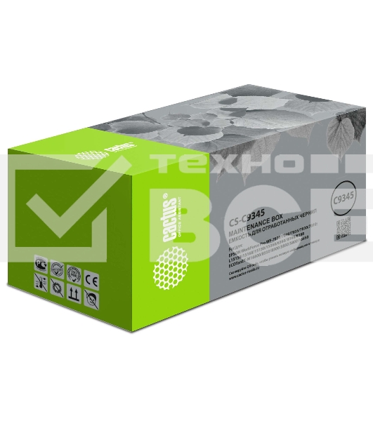Емкость Cactus CS-C9345 (C9345 для отработанных чернил) для Epson WorkForce Pro WF-7820/7840/7835/7830/7310