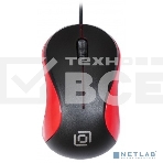 Мышь проводная Oklick 115S черный/красный, 1200 dpi, USB, кнопки - 3, фото4