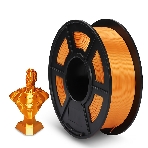 Филамент NVPrint Silk PLA+ Orange для 3D печати диаметр 1.75мм длина 330 метров масса 1 кг, фото 1