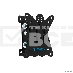 Кронштейн Kromax CASPER-101 черный, для LED/LCD ТВ 10'-26', 1 ст свободы, наклон +5°-15°, от стены 50 мм, max VESA 100x100 мм, max 15 кг, фото3