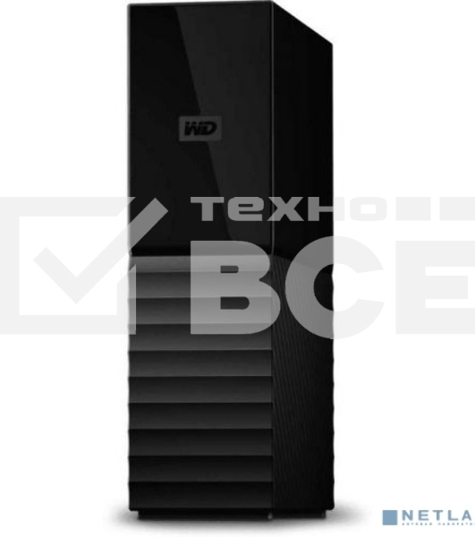 Накопитель на жестком магнитном диске WD Внешний жёсткий диск WD My Book (New) WDBBGB0060HBK-EESN 6ТБ 3,5