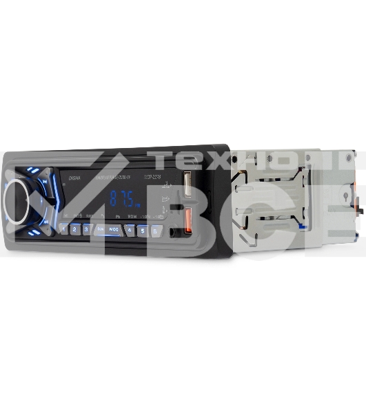 Автомагнитола Digma MCP-227B 1DIN 2x45Вт v5.0 USB 2.0 AUX 2 ПДУ