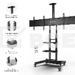 Стойка для двух телевизоров с кронштейном ONKRON TS1881DV 40