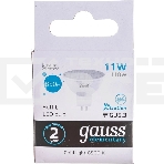 Лампа светодиодная Gauss Elementary 13531 11Вт цок.:GU5.3 софит 180B св.свеч.бел.хол. MR16 (упак.:10шт), фото8
