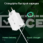 Сетевое зарядное устройство Digma Pro DPW4A 45W 3A (PD+QC) USB-C/USB-A универсальное белый (DPW4A5GX11WH), фото7