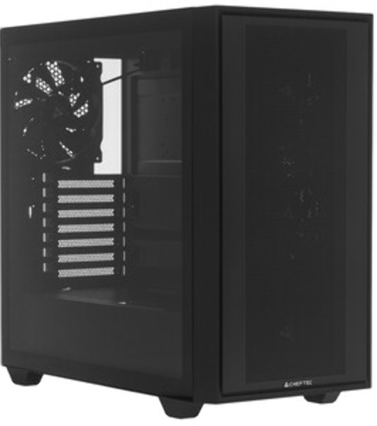 Компьютерный корпус Chieftec Night Hunter черный без БП ATX 4x140мм audio bott PSU