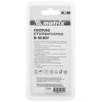 Сверло ступенчатое Matrix, 4-6-8-10-12-14-16-18-20 мм, HSS, спиральный проф., шестигр. хвостовик, фото8
