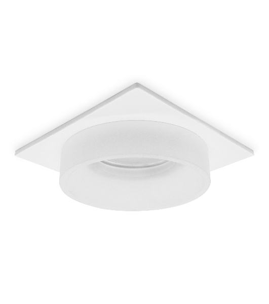 Светильник Ambrella light TN1314 SWH/FR белый песок/белый матовый GU5.3 92*92*45