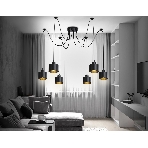 Светильник Ambrella light TR8132/6 BK черный E27*6 max 40W D700*800, фото 1