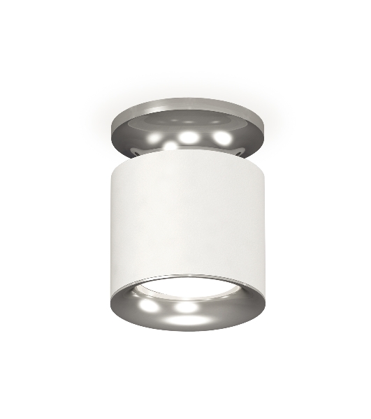 Светильник Ambrella Light XS7401102 SWH/PSL белый песок/серебро полированное MR16 GU5.3 (N7927, C7401, N7012)