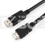 Кабель DisplayPort-HDMI Gembird/Cablexpert 1м, 20M/19M, черный, экран, пакет(CC-DP-HDMI-1M), фото3