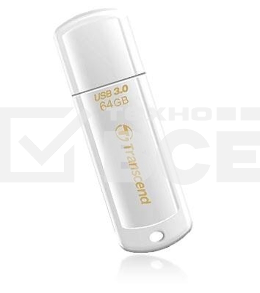 Флешка USB Transcend JetFlash 730 (TS64GJF730), 64Gb, USB 3.0, R/W 80/25, белый