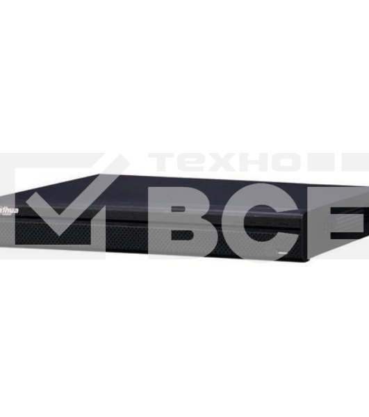 Видеорегистратор 16-канальный IP, Запись: H.265/H.264/MJPEG/MPEG4, до 12Мп, до 320Mb/s; Видеовыходы: 1 HDMI, 1 VGA; Сеть: 1 RJ-45 port (10/100Mbps); Хранение: Raid 0/1/5/6/10, 2 SATA HDD до 12TB, eSATA; Интерфейсы: 2 xUSB, RS-232; 1U; Onvif 2.4 16CH 2 HDD 1U 4K H.265 Network Video Recorder