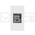 Выключатель 1-кл. 2мод. СП VIVA 16А IP20 бел. ДКС 45021, фото4