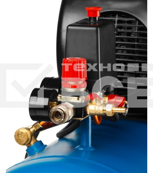 Компрессор Зубр ЗКПМ-240-50-1.5 воздушный поршневой масл. прямой привод 240л/мин 50л 8атм 1500Вт