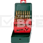 Буры,сверла,долото Metabo 627156000 Набор HSS-TiN 19 свёрел (1-10мм) в мет.кор., фото4